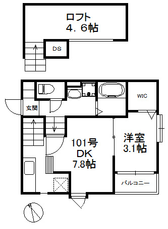 【間取り】 | ラフィーナ大橋　★プライスホームなら仲介手数料が割引価格です！★