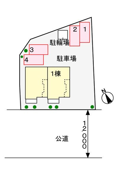 グラシオッソの区画図