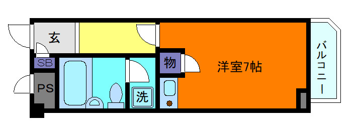 甲南クローバーハウスの間取り