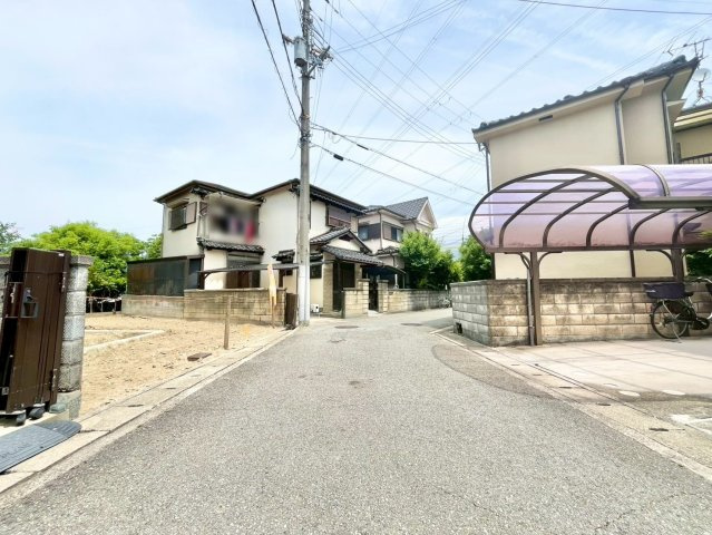 安倉北１丁目　建築条件付き土地の前面道路含む現地写真|現地へご案内いたします！お気軽にお問い合わせ下さい♪