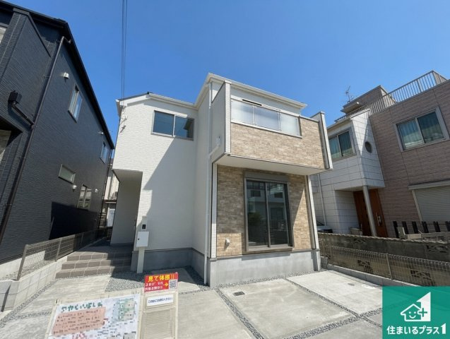 交野市松塚　第2期　新築一戸建ての外観|お客様に長く安心して住んでいだだける事にこだわった家づくり！住んでからのアフターサービスにもしっかりと取り組んでいます！