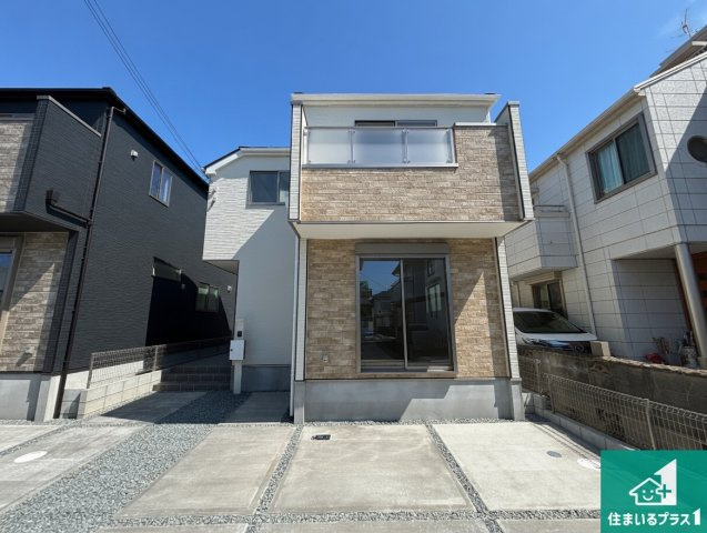 交野市松塚　第2期　新築一戸建ての外観|安心の10年保証！外観を美しく保ち、雨水で汚れを落とします！気になることがありましたら、お気軽にお問い合わせください！