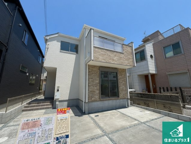 交野市松塚　第2期　新築一戸建ての外観|お客様に長く安心して住んでいだだける事にこだわった家づくり！住んでからのアフターサービスにもしっかりと取り組んでいます！