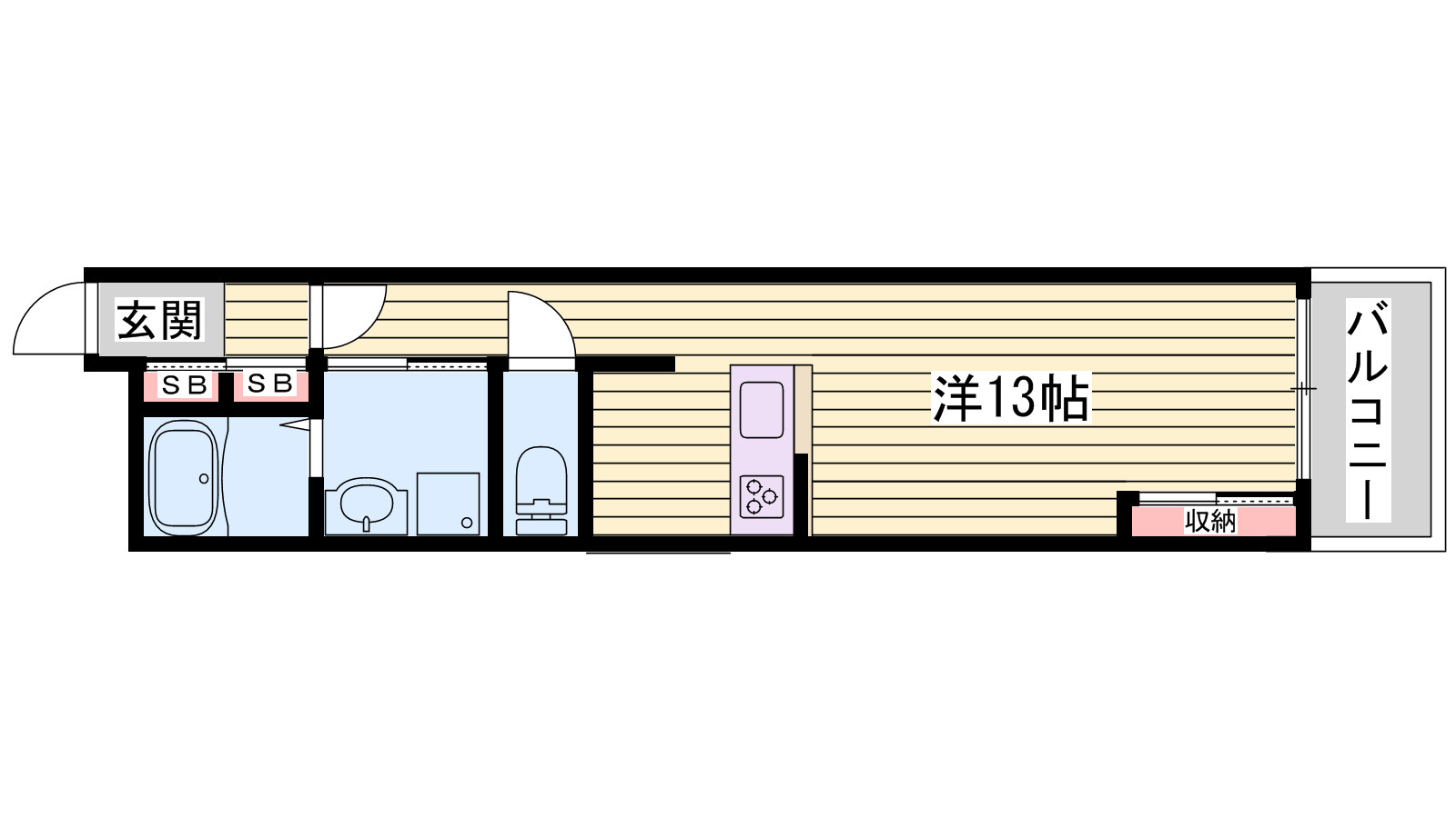 キャッスルコート神田町の間取り