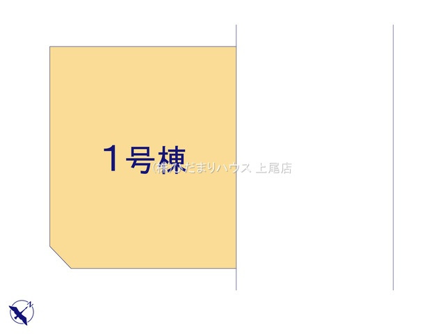 上尾市西宮下4丁目　新築戸建　01の区画図