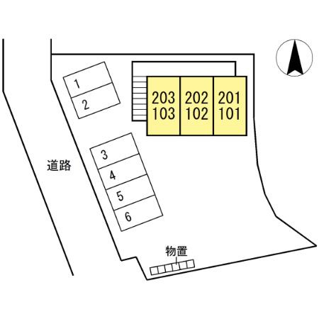 ソリアードＵの区画図