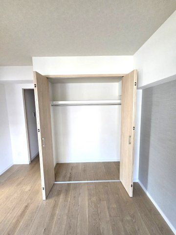 朝日プラザ大濠の収納|
居室の収納が大きくて使いやすそうです！
季節家電や、お洋服が多い方も安心です♪
