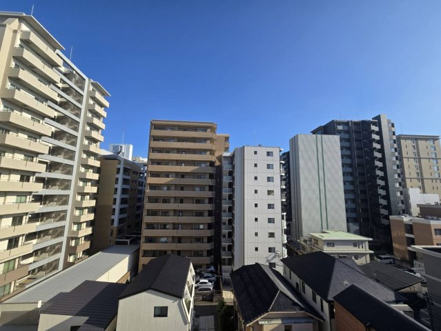 朝日プラザ大濠の展望|陽当たり良好なので洗濯物もよく乾きそうですね♪