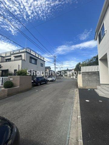 【現地画像あり】海老名市国分寺台第17　全２棟　2号棟の前面道路含む現地写真|まずは1度見にいらしてみませんか♪