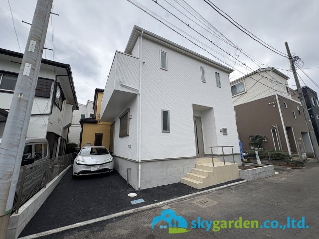 茅ヶ崎市中島 第15　新築戸建　全１棟の外観|外観は落ち着いています