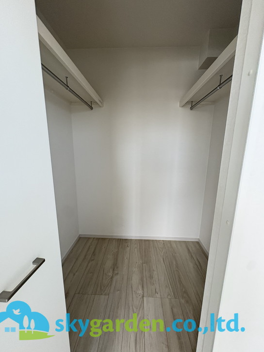 藤沢市大庭５期　新築戸建　全１棟の収納|たくさん洋服掛けられます