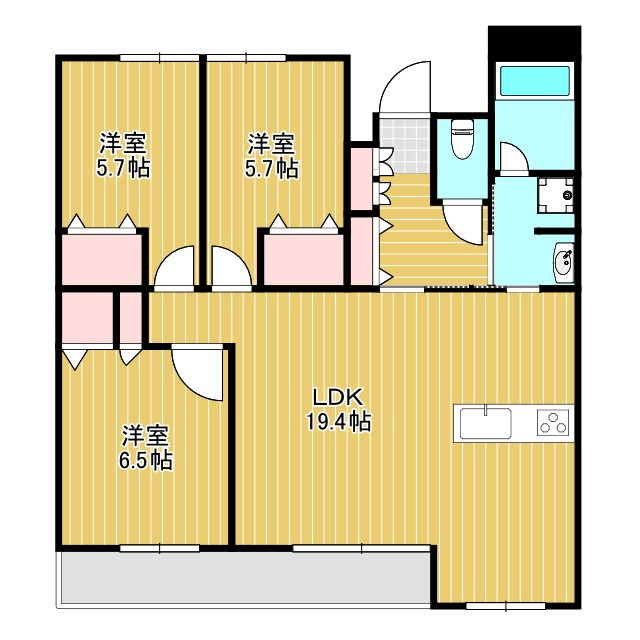 シュロス桃山台の間取り