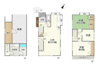 【間取り】 | 新座市野寺2丁目 戸建
