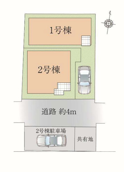 【区画図】 | 福岡市城南区鳥飼6丁目1期　2号棟（全2棟）【仲介手数料無料・0円】 | 区画図です。2号棟