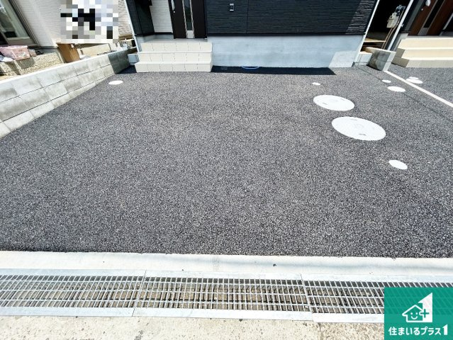 ●大和高田市築山　第5期　新築一戸建ての駐車場|駐車スペース！散水栓があるので、こまめに愛車を洗えます！