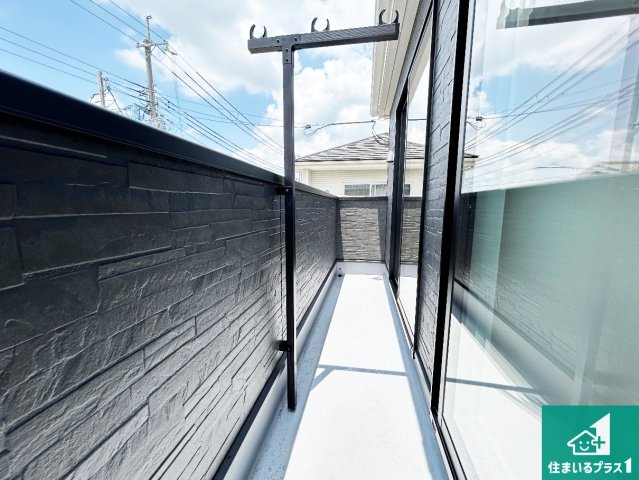 ●大和高田市築山　第5期　新築一戸建てのバルコニー|日当たりのよいバルコニー！お部屋が開放的に！