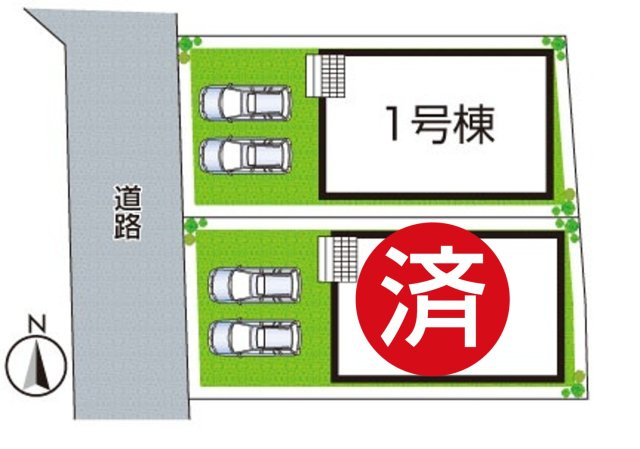 ●29(土)30(日)現地説明会！　大和高田市築山　全2邸の区画図|全2区画