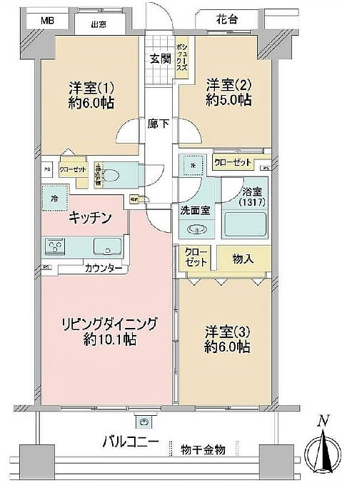 ダイアパレス鳩ケ谷本町