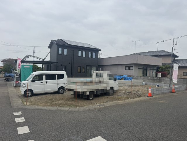 本庄市万年寺第４　の外観|１号棟現地現況（2026年04月03日）撮影
