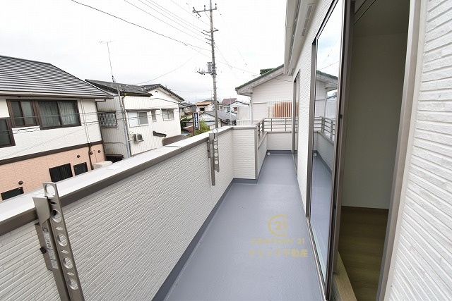 ハートフルタウン 　水戸市曙町1番37　Aのバルコニー|お部屋から出られるバルコニーです。ちょっと気分転換に外の景色を眺めて深呼吸もいいですね。