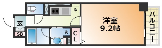リベルタ元町通の間取り