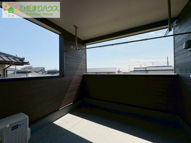 日立市石名坂町1丁目　中古戸建のバルコニー|人気が高いインナーバルコニーを採用♪天候を気にせず洗濯物を干せ、紫外線も気にせずに済みます(*^^)v