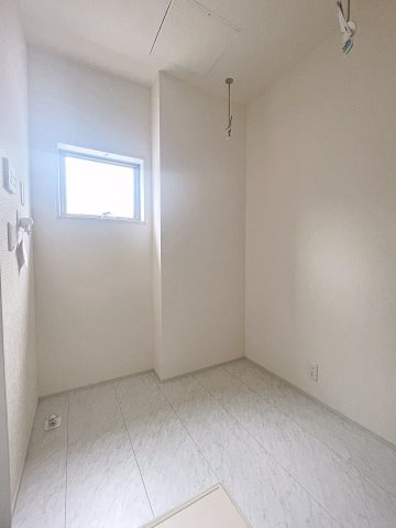 新築戸建・新築建売　福島市泉長滝　御山小・清水中のランドリースペース|お洗濯物干しがスムーズなランドリースペースあり！