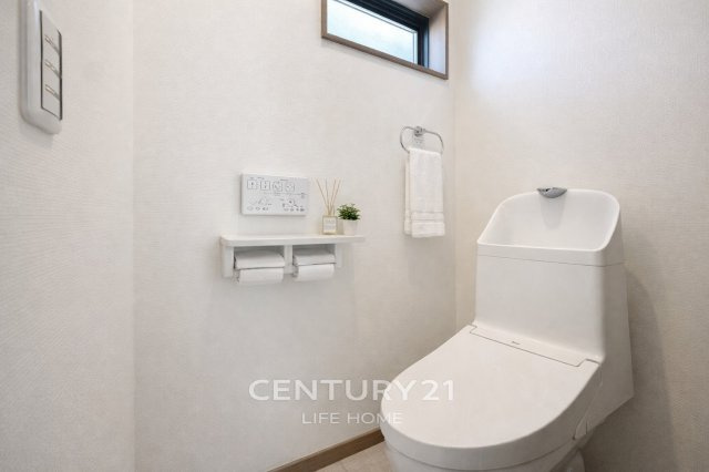 【トイレ】 | グリーンライン「東山田」新築戸建 | コンパクトで使いやすいトイレです
