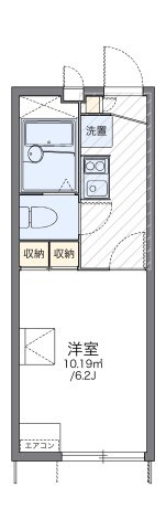レオパレスサツキの間取り