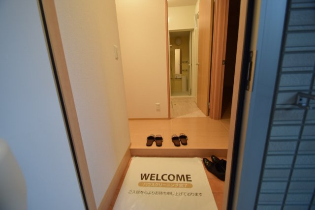 フォレストパークの玄関|下駄箱付きです