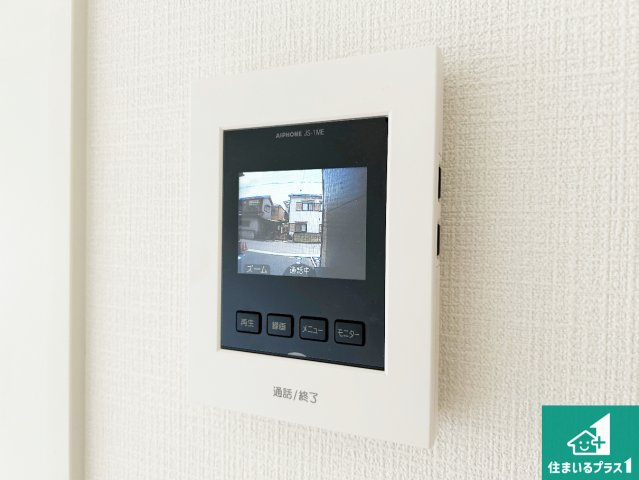 ●5(土)6(日)現地説明会！　大和高田市築山　第5期　新築一戸建ての防犯設備|カラーモニターインターホン！声だけでなく来訪者の姿や顔がモニターで確認できるので、小さなお子様がいらっしゃるご家庭でも安心できます！