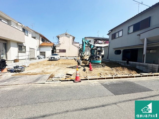 大和高田市築山　第5期　新築一戸建ての外観|建築中ですが現地を見ると分かる事もございますので、ぜひ一度現地をご覧ください。