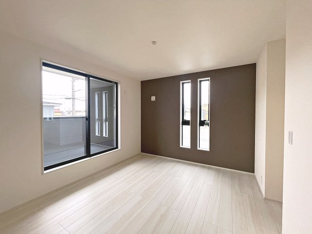 新築戸建・新築建売　福島市泉長滝　御山小・清水中の洋室|7帖の洋室は広々としておりご夫婦の主寝室としておすすめです！