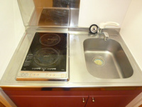 2口電気コンロ