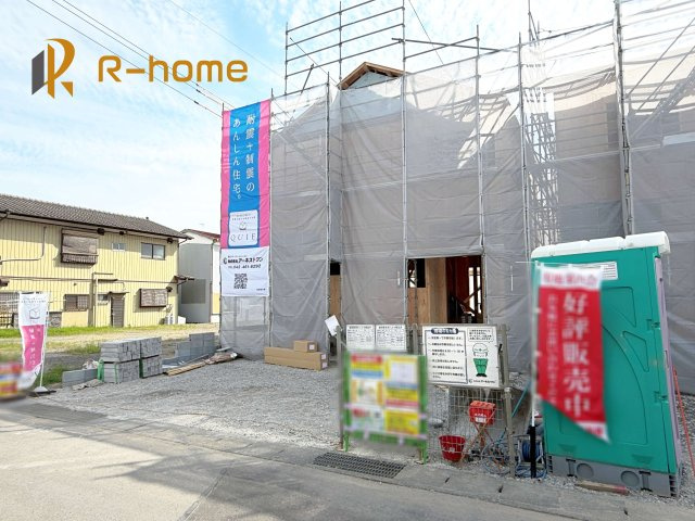 土浦市小松第7　新築戸建て　2号棟の外観|ご予約を頂ければ、『平日』はもちろん『早朝』や『夜間』もご見学可能です♪お気軽にお申し付けください♪