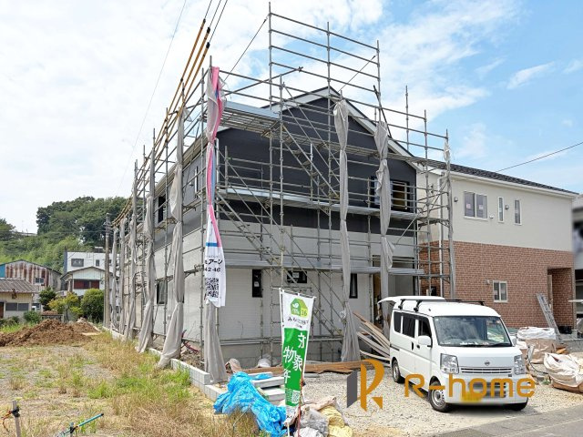 土浦市小松第7　新築戸建て　2号棟の外観|ご予約を頂ければ、『平日』はもちろん『早朝』や『夜間』もご見学可能です♪お気軽にお申し付けください♪