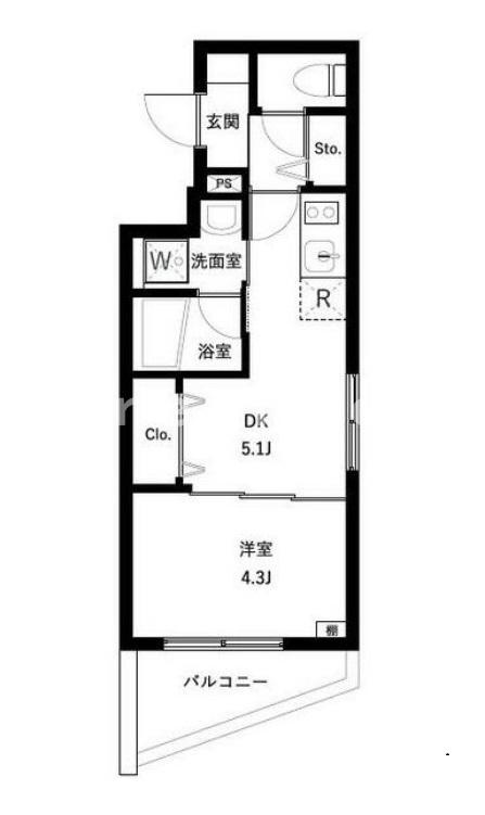 WHARF板橋本町の間取り