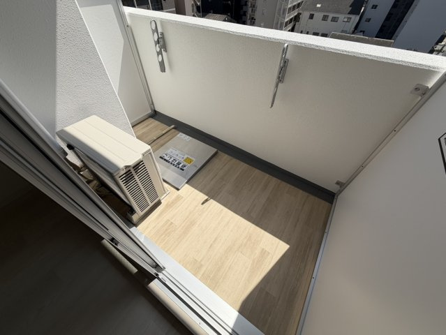 Alivis新町のバルコニー