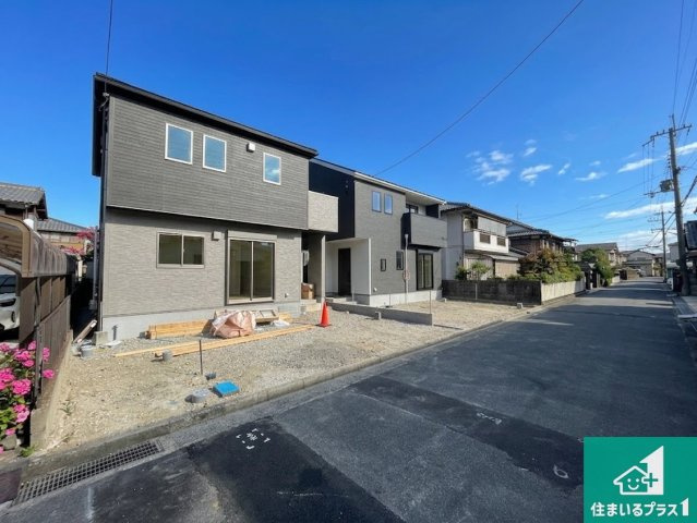 ★草津市上笠　第2期　新築一戸建ての外観|お客様に長く安心して住んでいだだける事にこだわった家づくり！住んでからのアフターサービスにもしっかりと取り組んでいます！