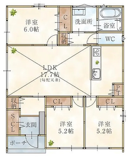 和歌山市小倉の間取り