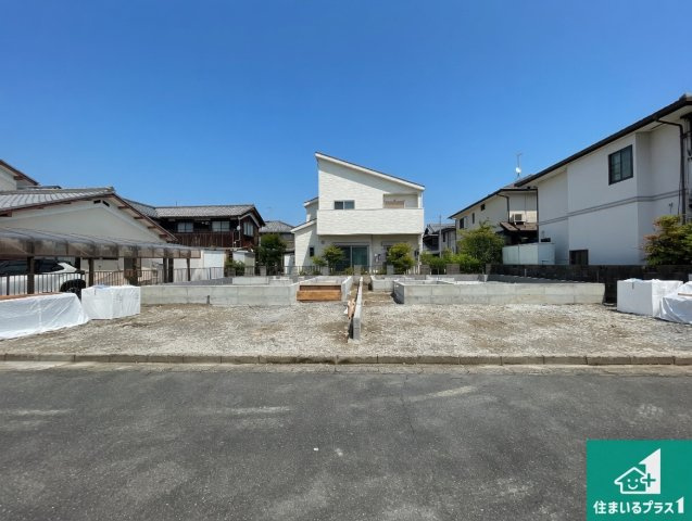 草津市上笠　第2期　新築一戸建ての外観|現在建築中！落ち着いた街並みで新生活を始めることが出来そう！周辺の物件も併せてご紹介させて頂きます！