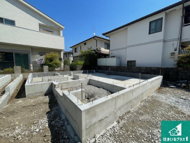 草津市上笠　第2期　新築一戸建ての外観|現在の進捗状況です！順調に作業進行中、完成が待ち遠しいです！詳細の間取り等、お気軽にお問い合わせください！