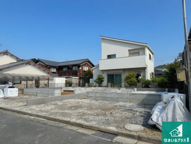 草津市上笠　第2期　新築一戸建ての外観|現在建築中！落ち着いた街並みで新生活を始めることが出来そう！周辺の物件も併せてご紹介させて頂きます！