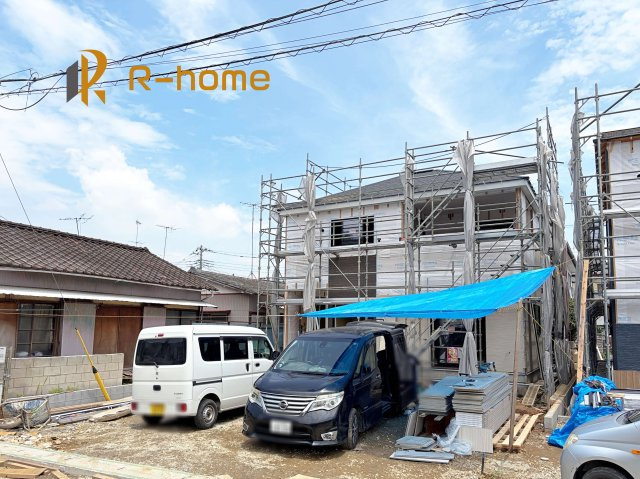 土浦市小松第7　新築戸建て　5号棟の外観|ご予約を頂ければ、『平日』はもちろん『早朝』や『夜間』もご見学可能です♪お気軽にお申し付けください♪