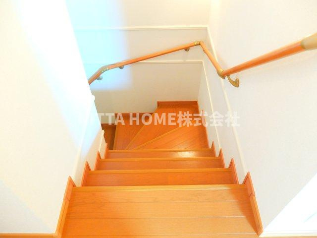 丹波市氷上町黒田のアパートの設備|居住スペースは２階です＊