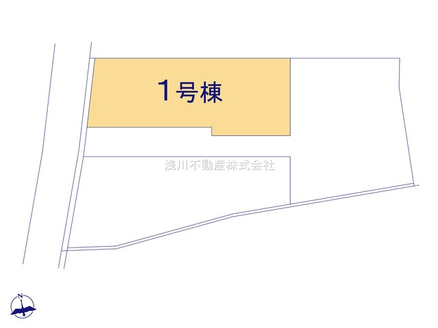 八王子市　川口町　新築一戸建て　２４ー６期の区画図|～全3棟の新しいコミュニティが誕生～