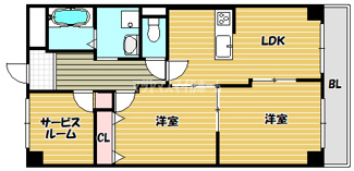【間取り】 | アメニティK&Ｓ　PARTⅠ