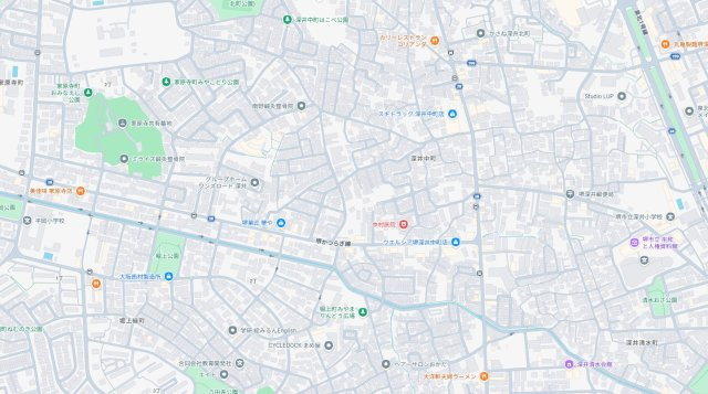 堺市中区深井中町　新築一戸建ての地図
