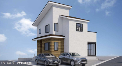 【外観パース】 | 千種区竹越２丁目新築戸建て | キャンペーン対象物件です♪詳細は弊社ホームページもしくはスタッフまでお気軽にお問合せ下さいませ♪ お役に立てる自信があります♪