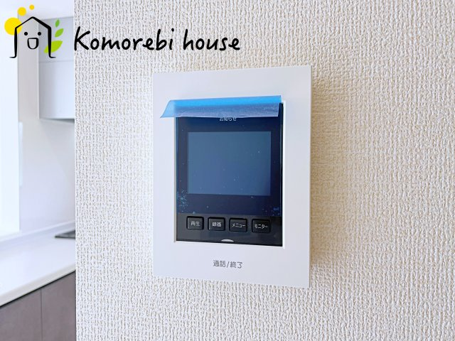 上尾市瓦葺　第2　新築一戸建て　リーブルガーデン　01の防犯設備|モニター付インターホンです